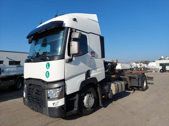Renault T430 BDF-Wechselfahrgestell, 4x2 LL, EURO6, VEB+ - Транспортер на контејнер/ Камион со променливо тело: слика 1 Renault T430 BDF-Wechselfahrgestell, 4x2 LL, EURO6, VEB+ - Транспортер на контејнер/ Камион со променливо тело: слика 1