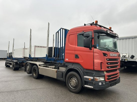 Scania R440 6x2 Abroller, Schalter ,Retarder, E5, lenk,lift Hyva Lift, OHNE AUFBAU - Камион со кука за подигање, Камион со кран: слика 1 Scania R440 6x2 Abroller, Schalter ,Retarder, E5, lenk,lift Hyva Lift, OHNE AUFBAU - Камион со кука за подигање, Камион со кран: слика 1