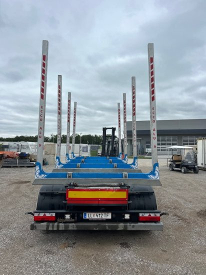 Schwarzmüller N-Serie 3-achs Holzanhänger 4 Rungenpaare - Приколка за дрва: слика 3 Schwarzmüller N-Serie 3-achs Holzanhänger 4 Rungenpaare - Приколка за дрва: слика 3