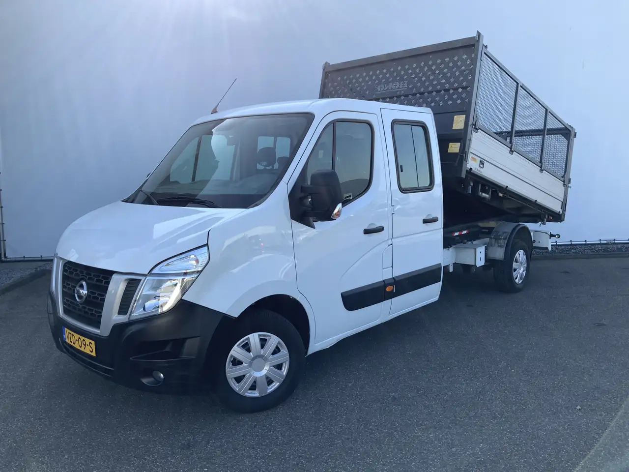 Nissan NV400 2.3 dCi L3H1 Dub Cab 3 Zijde Kipper Airco Bakmaat - Комби кипер: слика 1 Nissan NV400 2.3 dCi L3H1 Dub Cab 3 Zijde Kipper Airco Bakmaat - Комби кипер: слика 1