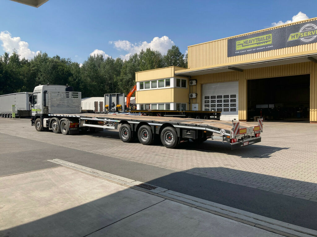 Faymonville MAX Trailer 3-Achs-Mega-Tele-Plateau-Auflieger - Полуприколка за низок утовар: слика 1 Faymonville MAX Trailer 3-Achs-Mega-Tele-Plateau-Auflieger - Полуприколка за низок утовар: слика 1