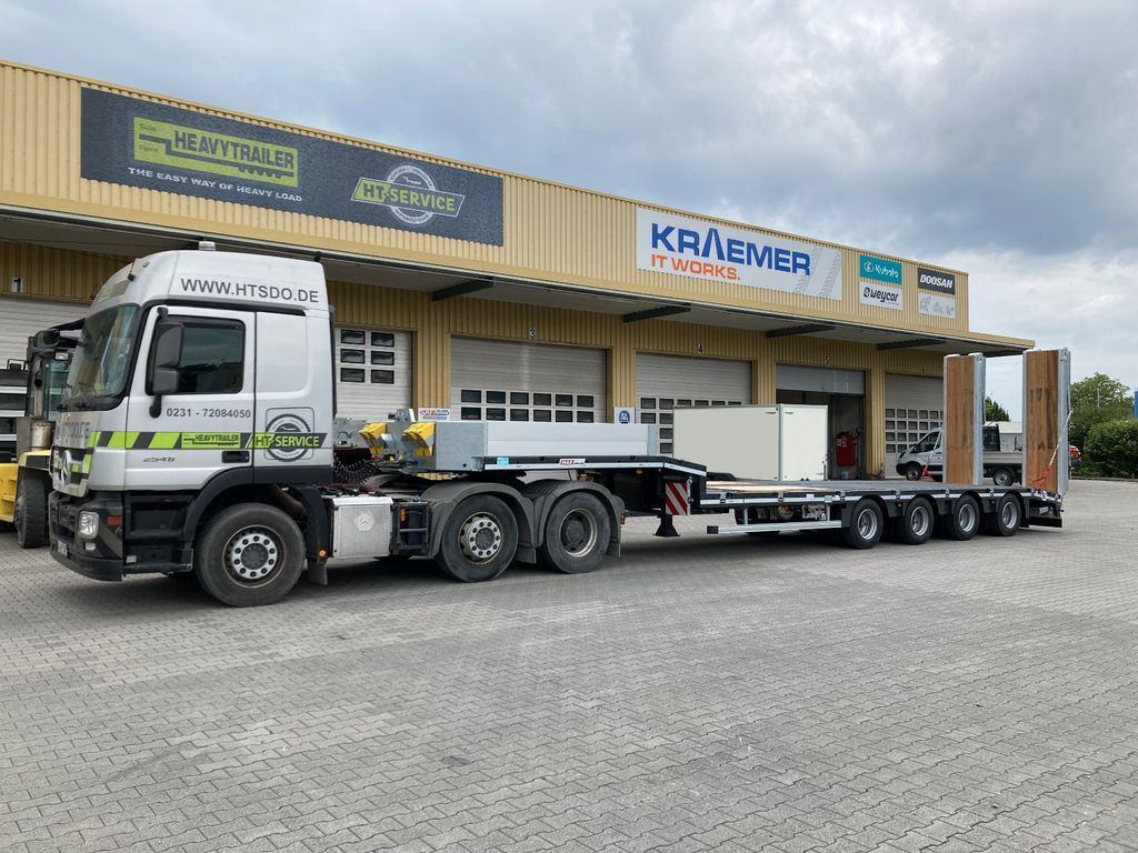 Faymonville MAX Trailer 4-Achs-Tele-Semi mit hydr. Rampen - Полуприколка за низок утовар: слика 2 Faymonville MAX Trailer 4-Achs-Tele-Semi mit hydr. Rampen - Полуприколка за низок утовар: слика 2