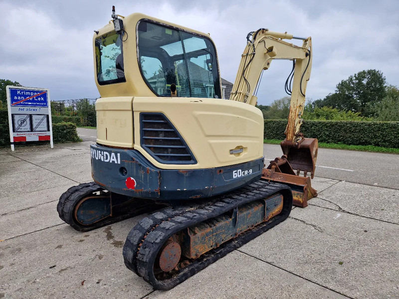 Hyundai Robex CR60-9 met airco en 3 bakken - Мини багер: слика 4 Hyundai Robex CR60-9 met airco en 3 bakken - Мини багер: слика 4