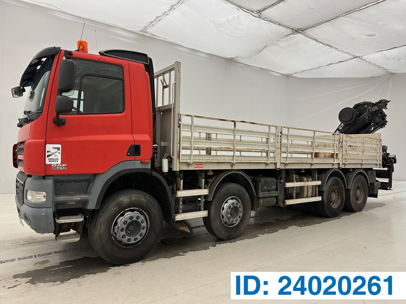 DAF CF85.410 - 8x4 - Камион со платформа, Камион со кран: слика 1 DAF CF85.410 - 8x4 - Камион со платформа, Камион со кран: слика 1