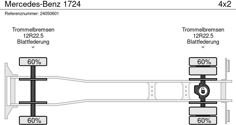 Противпожарен камион Mercedes-Benz 1724: слика 20