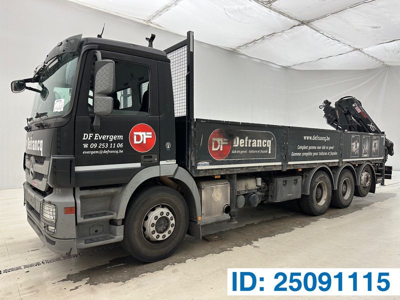 Mercedes-Benz Actros 3236 - 8x4 - Камион со платформа, Камион со кран: слика 1 Mercedes-Benz Actros 3236 - 8x4 - Камион со платформа, Камион со кран: слика 1