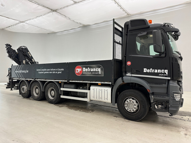 Mercedes-Benz Arocs 3240 - 8x4 - Камион со платформа, Камион со кран: слика 3 Mercedes-Benz Arocs 3240 - 8x4 - Камион со платформа, Камион со кран: слика 3