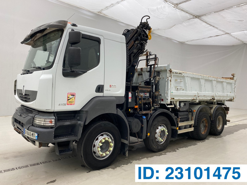 Renault Kerax 410 DXi - 8x4* - Кипер, Камион со кран: слика 1 Renault Kerax 410 DXi - 8x4* - Кипер, Камион со кран: слика 1