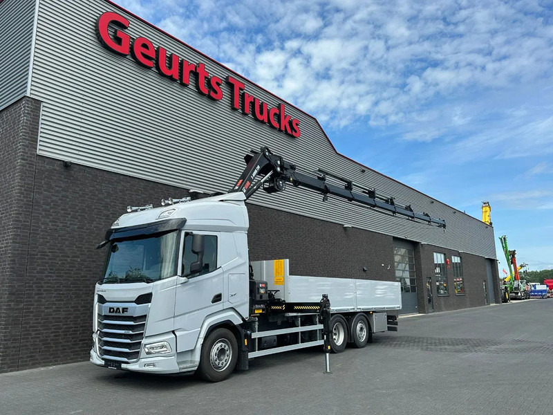 DAF XF 530 OPENLAADBAK / PRITSCHE / FLATBED MET HIAB X-HIDUO 258 E-7 + LIER KRAAN / KRAN / CRANE/ GRUA *NIEUW* - Камион со кран: слика 2 DAF XF 530 OPENLAADBAK / PRITSCHE / FLATBED MET HIAB X-HIDUO 258 E-7 + LIER KRAAN / KRAN / CRANE/ GRUA *NIEUW* - Камион со кран: слика 2