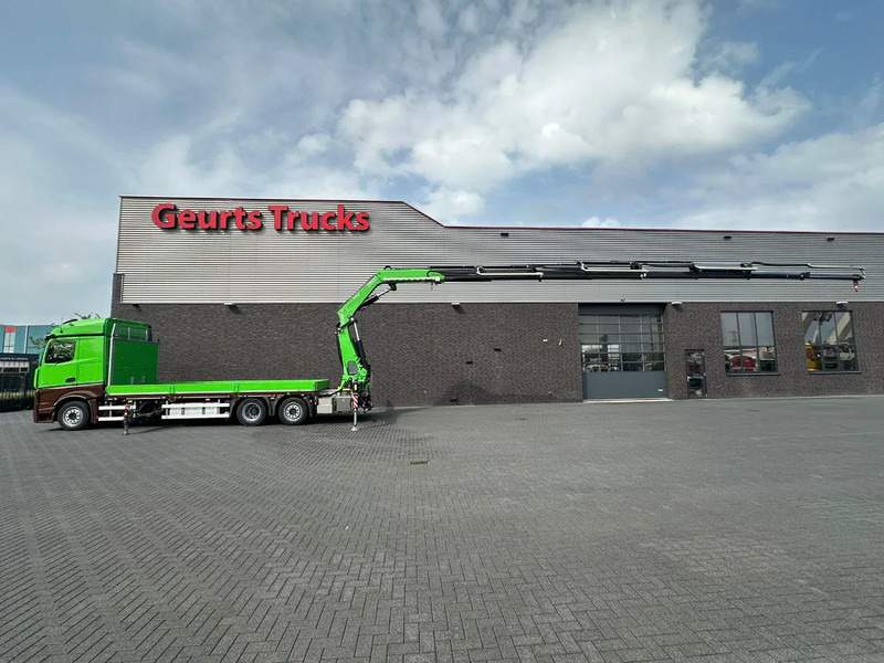 Камион со кран Mercedes-Benz Actros 2545 6X2 OPENLAADBAK MET FASSI F545RA.2.28 XE DINAMIC KRAAN / KRAAN/ CRANE/ GRUA: слика 9