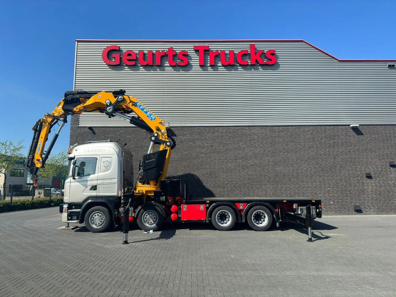 Scania G450 8X4 + EFFER 1255/8S + JIB 6S HD KRAAN/KRAN/ - Камион со кран: слика 5 Scania G450 8X4 + EFFER 1255/8S + JIB 6S HD KRAAN/KRAN/ - Камион со кран: слика 5