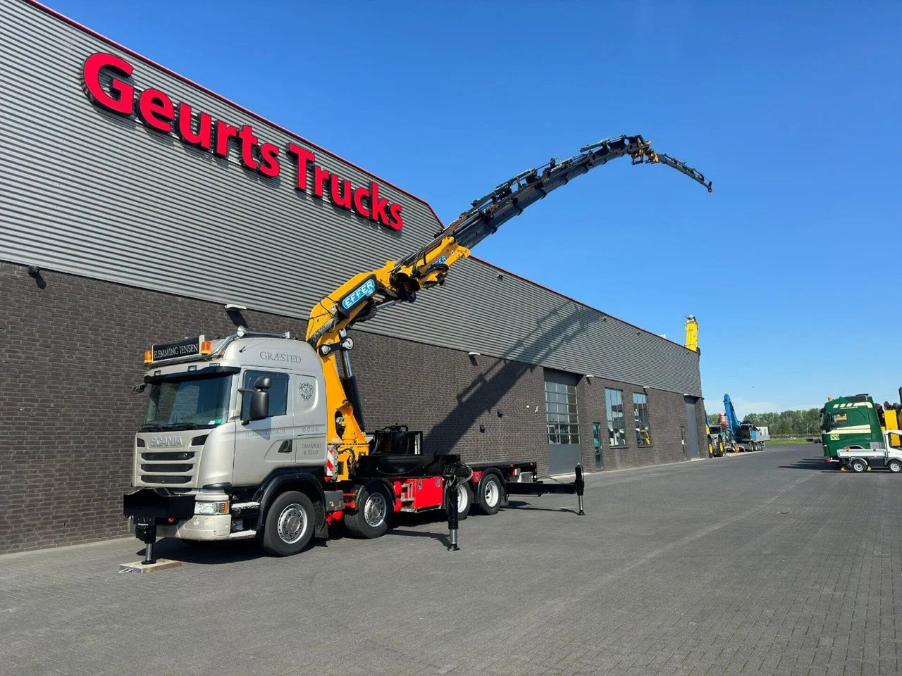 Scania G450 8X4 + EFFER 1255/8S + JIB 6S HD KRAAN/KRAN/ - Камион со кран: слика 2 Scania G450 8X4 + EFFER 1255/8S + JIB 6S HD KRAAN/KRAN/ - Камион со кран: слика 2