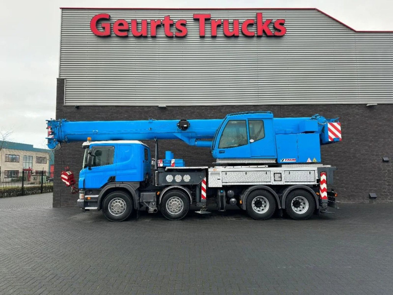 Scania P420 8X4 + FAUN HK 40 + JIB KRAAN/KRAN/CRANE/GRU - Камион со кран: слика 1 Scania P420 8X4 + FAUN HK 40 + JIB KRAAN/KRAN/CRANE/GRU - Камион со кран: слика 1