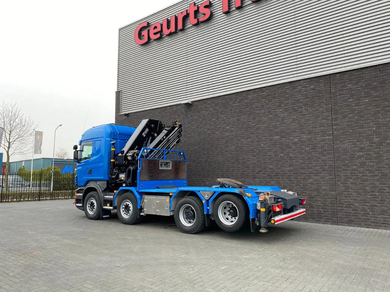 Камион со кран Scania R560 V8 8X2 TREKKER/BAKWAGEN + HIAB 477E-8 HIPRO KRAAN/KRAN/CRANE/GRUA: слика 8