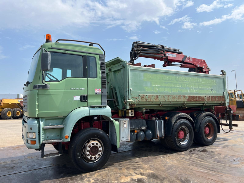 MAN TGA 26.480 tipper + HMF crane - Кипер, Камион со кран: слика 3 MAN TGA 26.480 tipper + HMF crane - Кипер, Камион со кран: слика 3