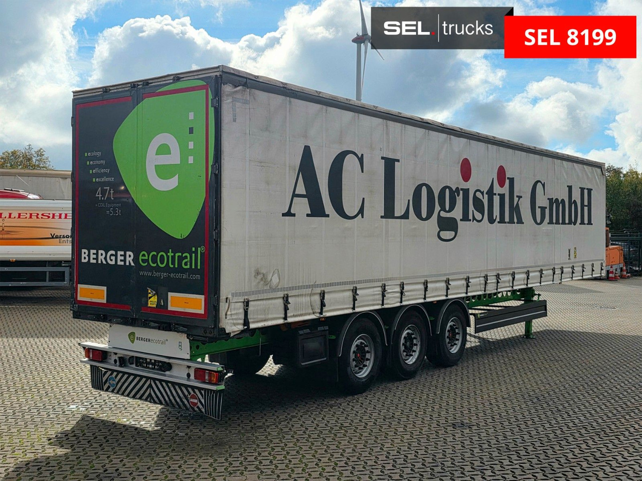 Berger SAPL24 / Coilmulde / 5.560 kg LEERGEWICHT - Полуприколка со церада: слика 5 Berger SAPL24 / Coilmulde / 5.560 kg LEERGEWICHT - Полуприколка со церада: слика 5