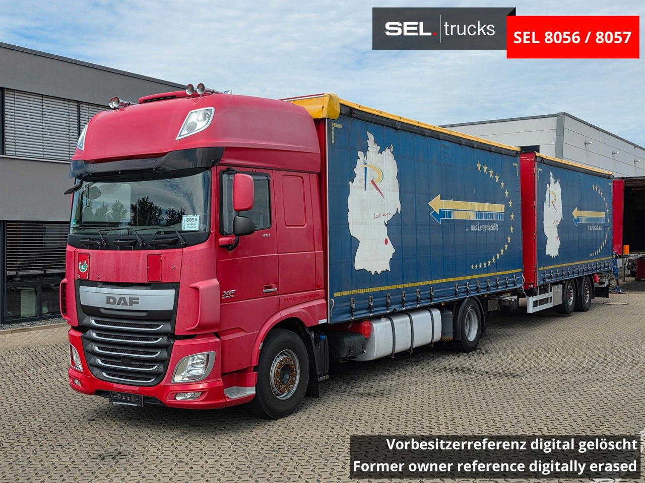 DAF XF 410 / ZF Intarder / Durchladezug - Камион со церада: слика 1 DAF XF 410 / ZF Intarder / Durchladezug - Камион со церада: слика 1