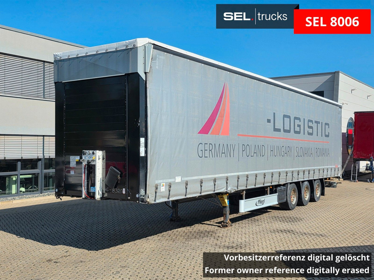 Fliegl SDS01 / Hubdach / EDSCHA / Mega / Liftachse - Полуприколка со церада: слика 1 Fliegl SDS01 / Hubdach / EDSCHA / Mega / Liftachse - Полуприколка со церада: слика 1