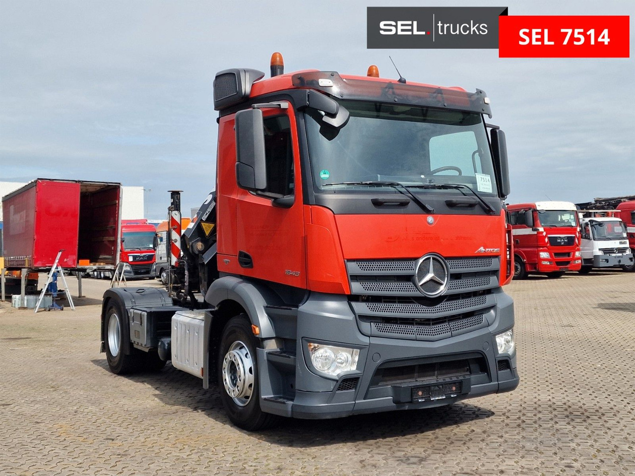 Mercedes-Benz Antos 1843 / Atlas 172.3E-A4 / KRAN - Камион влекач: слика 4 Mercedes-Benz Antos 1843 / Atlas 172.3E-A4 / KRAN - Камион влекач: слика 4