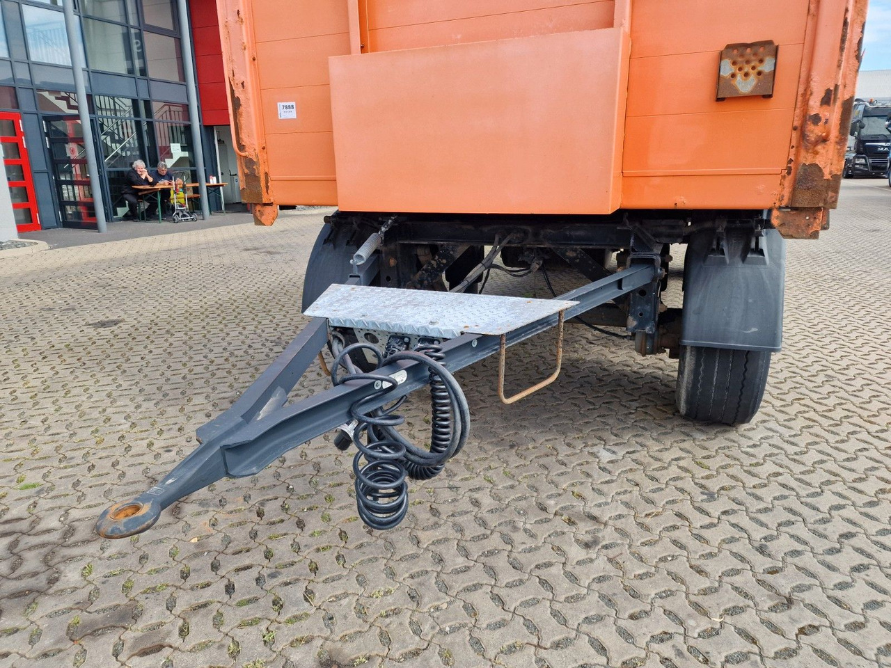 Приколка платформа Krone AZ / Baustoff / 40 mm: слика 19