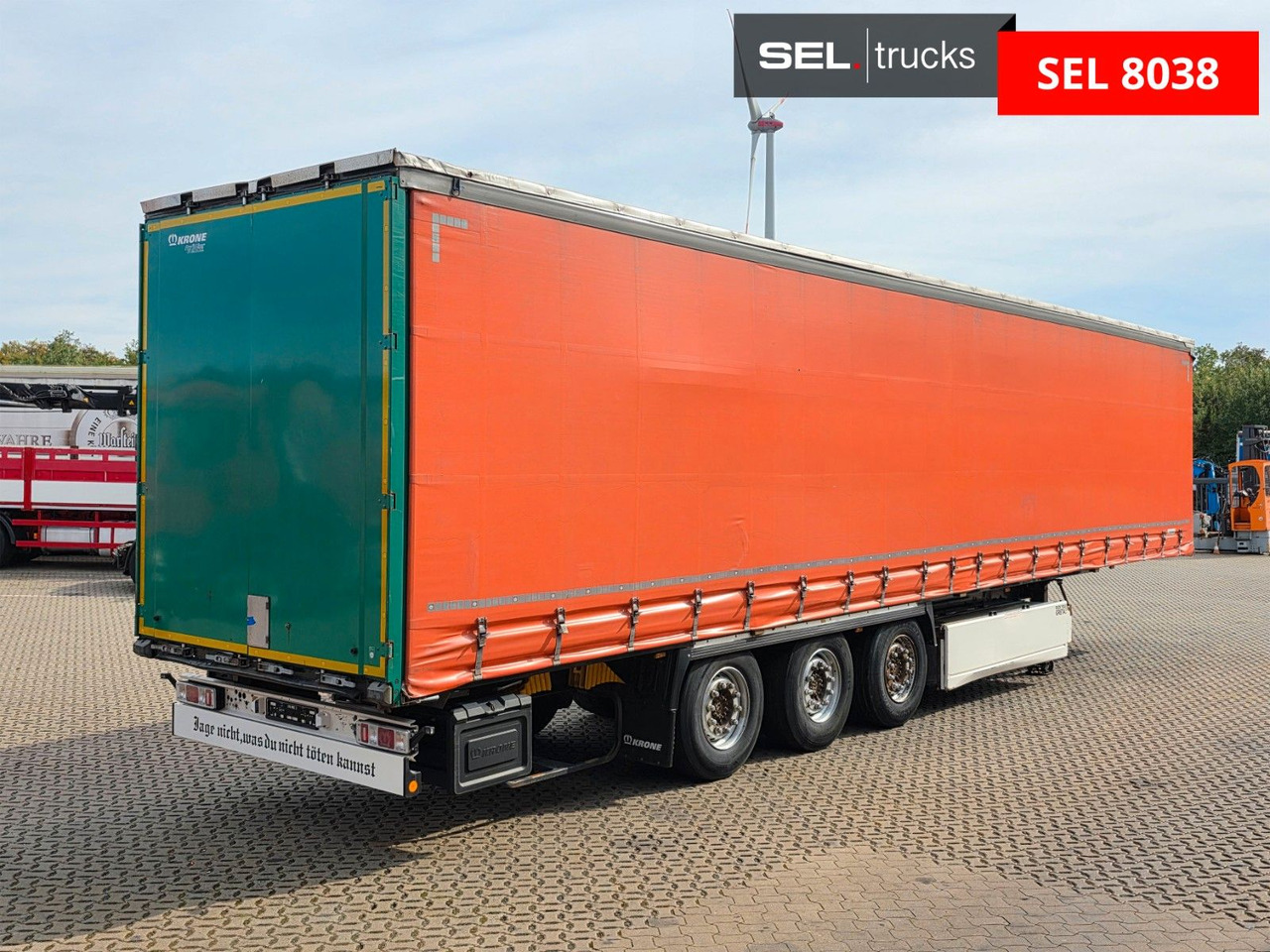 Krone SD / Palettenkasten / Liftachse - Полуприколка со церада: слика 5 Krone SD / Palettenkasten / Liftachse - Полуприколка со церада: слика 5