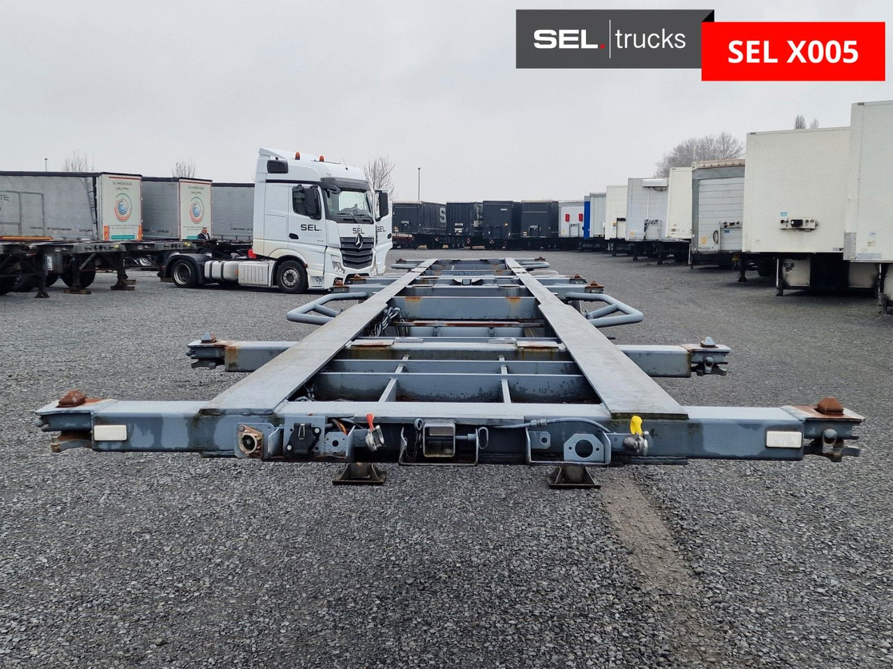 Krone SDC 24 Containerchassie - Транспортер на контејнер/ Полуприколка со променливо тело: слика 2 Krone SDC 24 Containerchassie - Транспортер на контејнер/ Полуприколка со променливо тело: слика 2