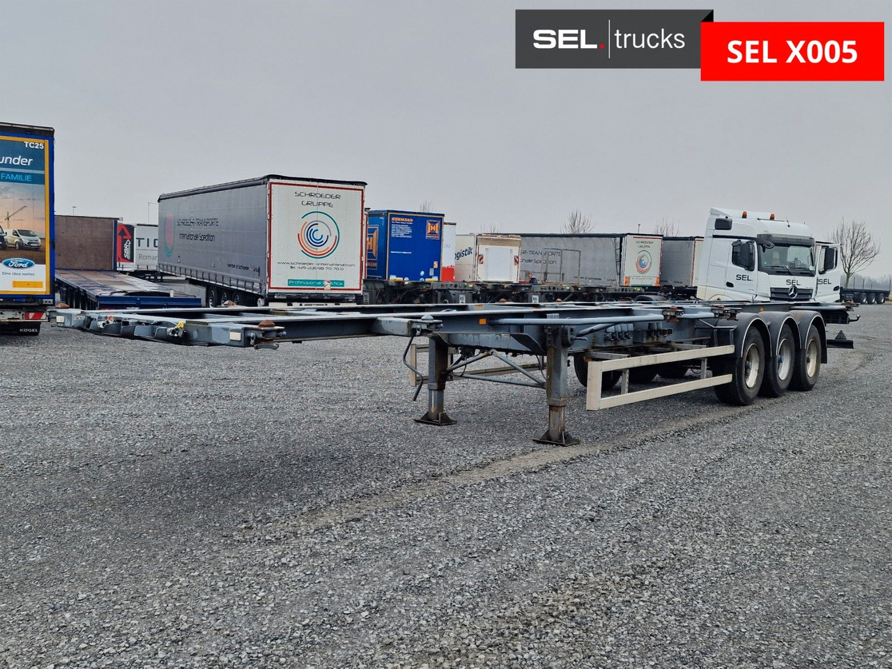 Krone SDC 24 Containerchassie - Транспортер на контејнер/ Полуприколка со променливо тело: слика 1 Krone SDC 24 Containerchassie - Транспортер на контејнер/ Полуприколка со променливо тело: слика 1