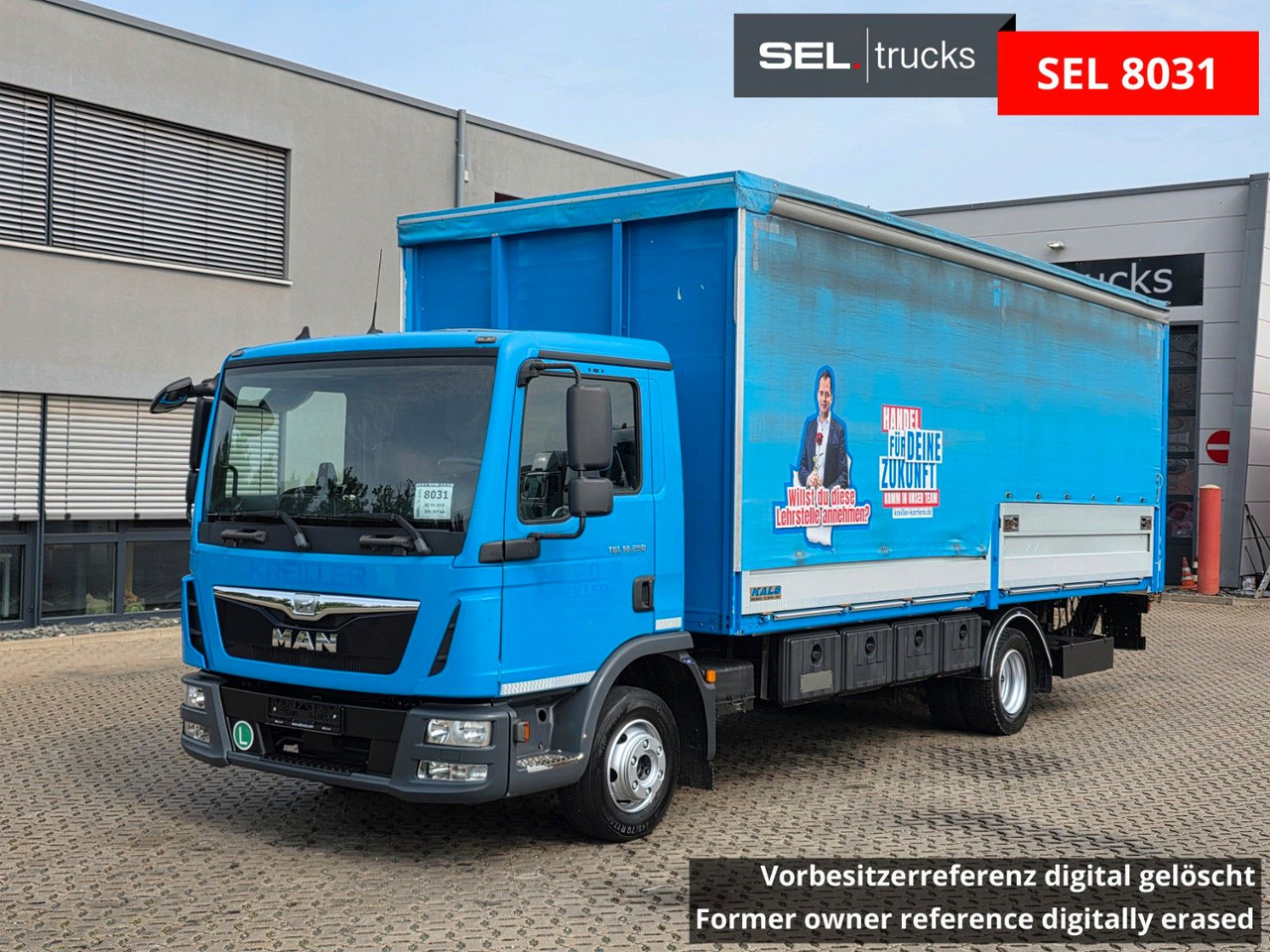 MAN TGL 12.250 4x2 BL / Ladebordwand / Aluklappen - Камион со церада: слика 1 MAN TGL 12.250 4x2 BL / Ladebordwand / Aluklappen - Камион со церада: слика 1