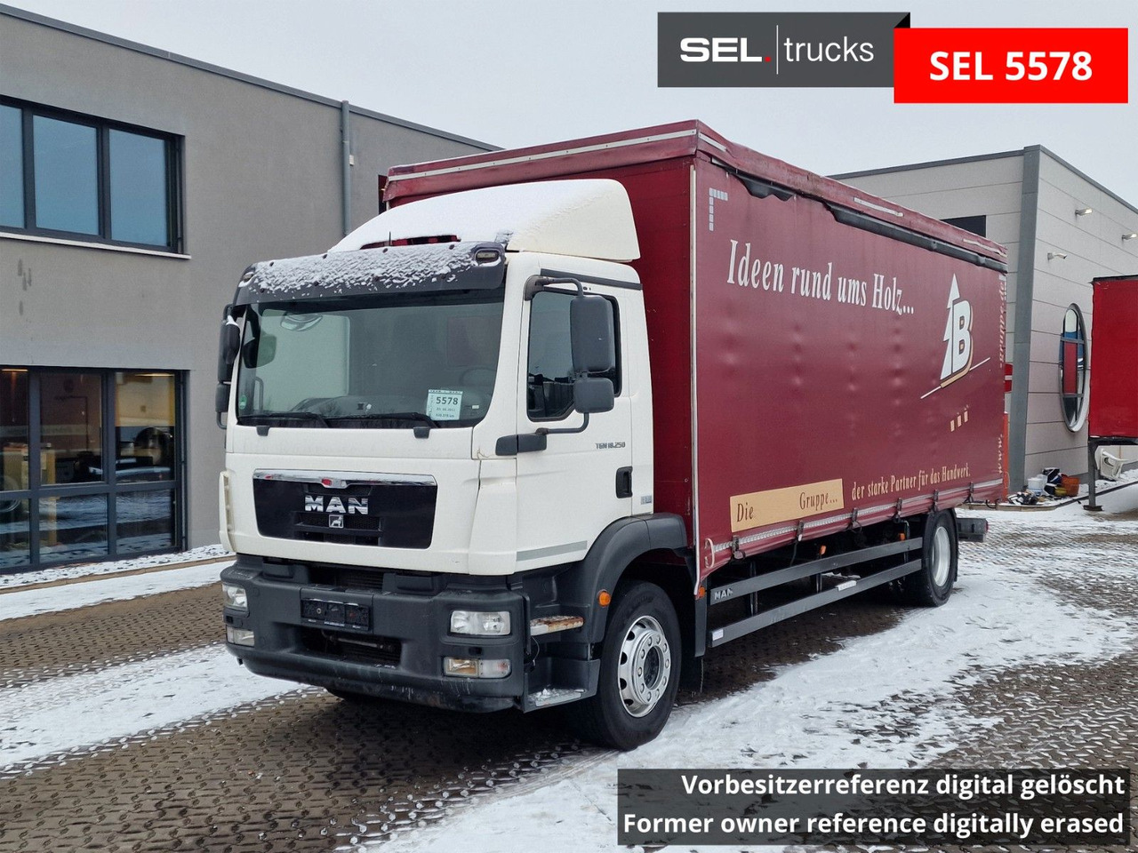 MAN TGM 18.250 4X2 LL / Staplerhalterung - Камион со церада: слика 1 MAN TGM 18.250 4X2 LL / Staplerhalterung - Камион со церада: слика 1