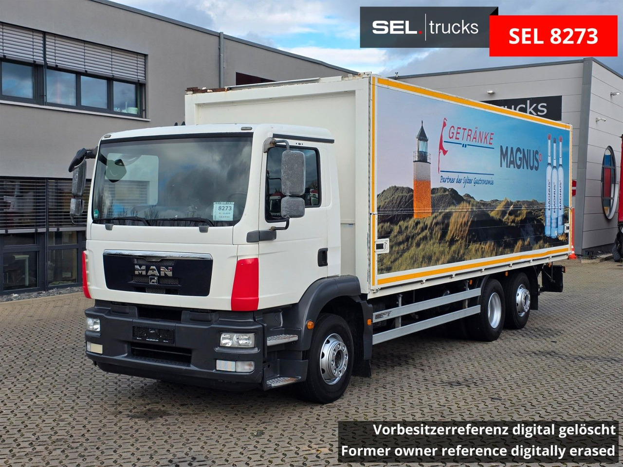 MAN TGM 22.290 6x2-4 LL / Ldbw / Rückfahrk. / Lenkac - Камион за пијалоци: слика 1 MAN TGM 22.290 6x2-4 LL / Ldbw / Rückfahrk. / Lenkac - Камион за пијалоци: слика 1