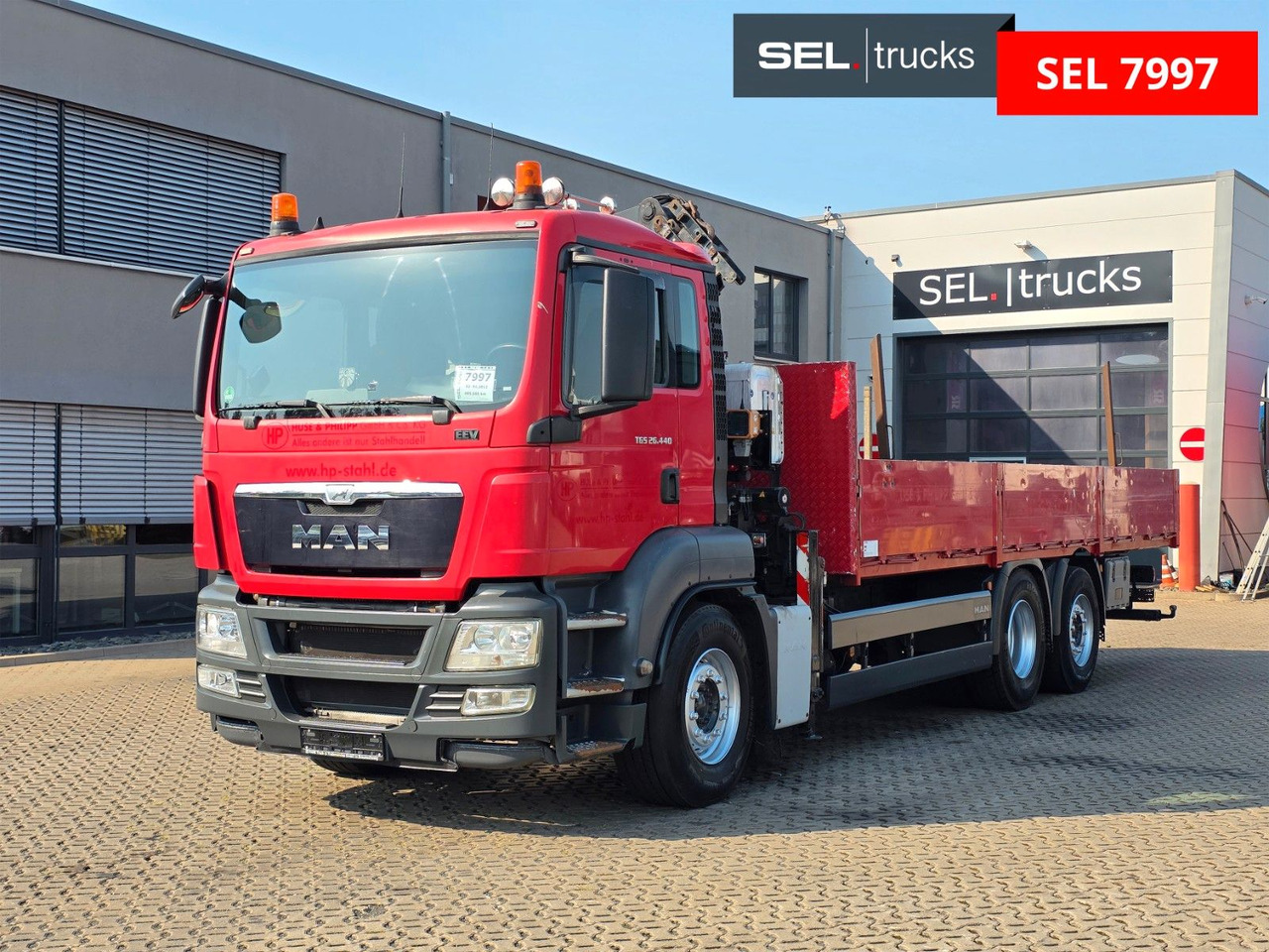 MAN TGS 26.440 6X2-2 BL / Mit Fernbedienung / ATLAS - Камион со кран: слика 1 MAN TGS 26.440 6X2-2 BL / Mit Fernbedienung / ATLAS - Камион со кран: слика 1