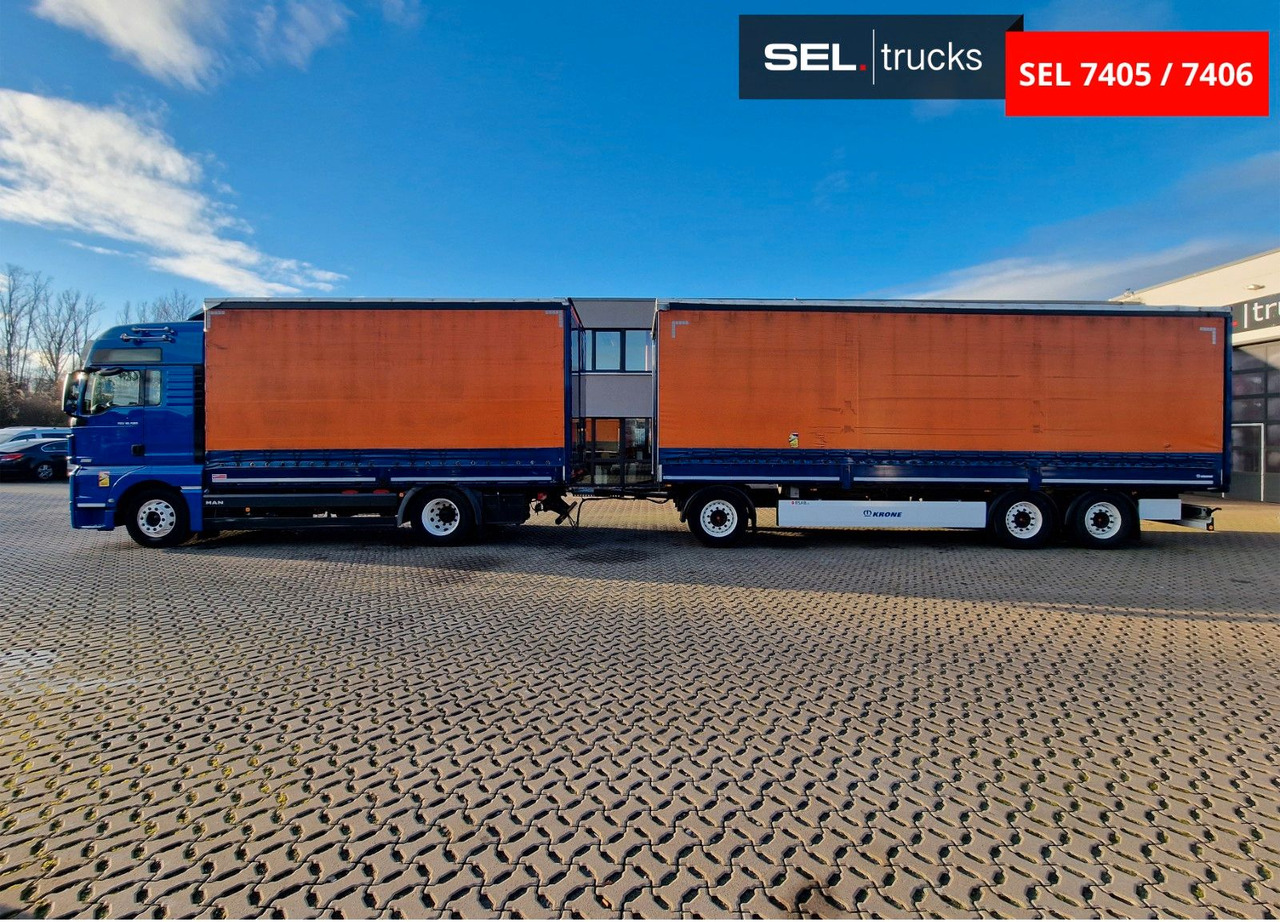 MAN TGX 18.580 4X2 LL/ Intarder/Aluklappen/Durchlade - Камион со церада: слика 1 MAN TGX 18.580 4X2 LL/ Intarder/Aluklappen/Durchlade - Камион со церада: слика 1