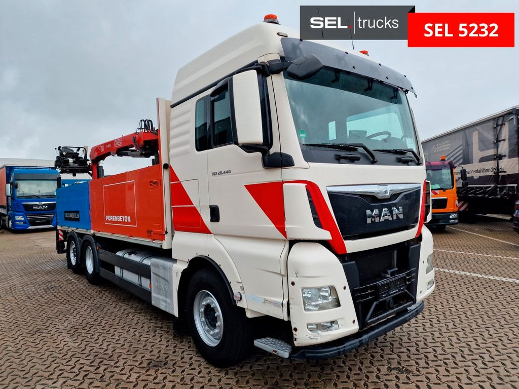 MAN TGX 26.440 / Intarder / Fassi / Lenkachse MAN TGX 26.440 / Intarder / Fassi / Lenkachse - Камион со кран: слика 3 MAN TGX 26.440 / Intarder / Fassi / Lenkachse MAN TGX 26.440 / Intarder / Fassi / Lenkachse - Камион со кран: слика 3
