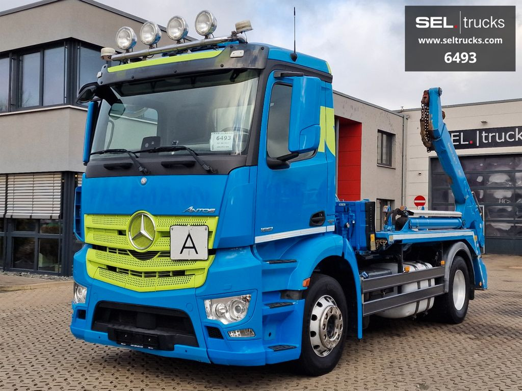 Mercedes-Benz Antos 1851 / Meiller Kipper / Standklima / Navi - Камион за подигање контејнери: слика 1 Mercedes-Benz Antos 1851 / Meiller Kipper / Standklima / Navi - Камион за подигање контејнери: слика 1