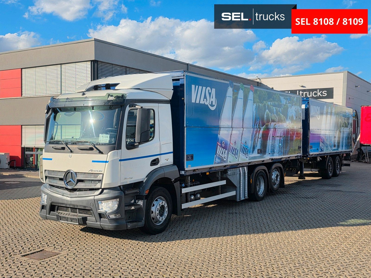 Mercedes-Benz Antos 2543 / Ldbw / Lenkachse / Liftachse - Камион за пијалоци: слика 1 Mercedes-Benz Antos 2543 / Ldbw / Lenkachse / Liftachse - Камион за пијалоци: слика 1