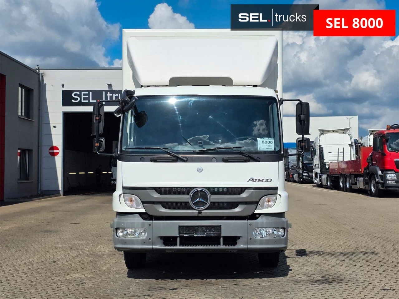 Mercedes-Benz Atego 1218 / Ladebordwand - Камион сандучар: слика 2 Mercedes-Benz Atego 1218 / Ladebordwand - Камион сандучар: слика 2