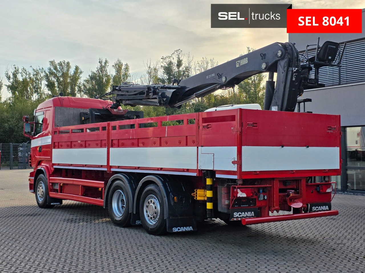 Камион со кран Scania R400 LB6X2*4HNB / Retarder / HIAB / Lenkachse: слика 7