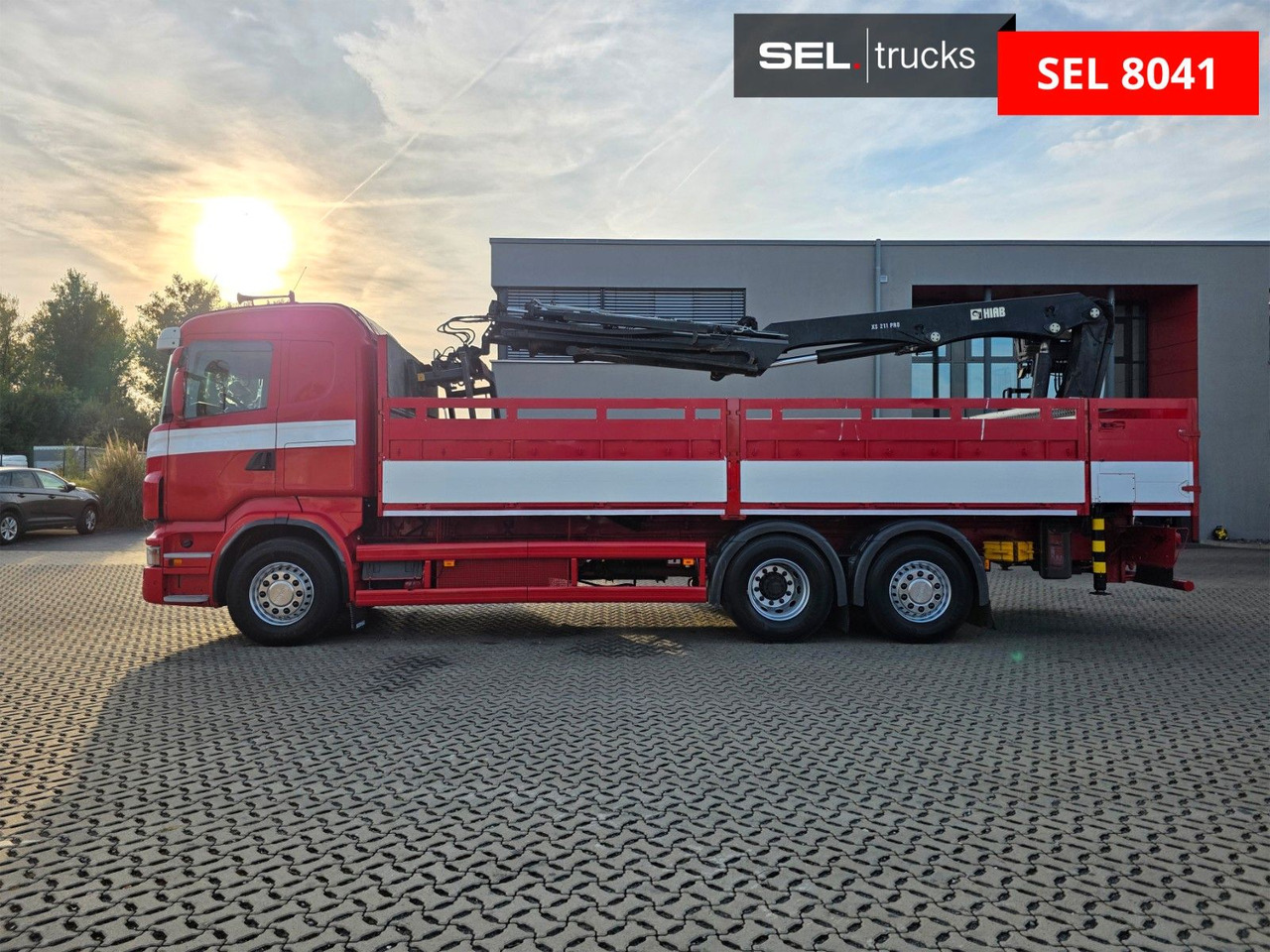Камион со кран Scania R400 LB6X2*4HNB / Retarder / HIAB / Lenkachse: слика 8