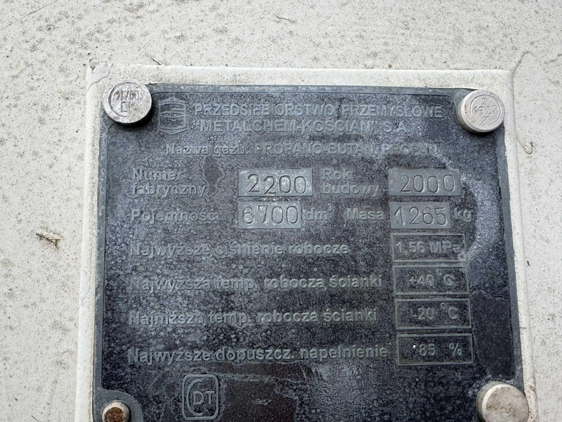 Резервоар за гориво LPG 6700 Liters LPG tank: слика 6 Резервоар за гориво LPG 6700 Liters LPG tank: слика 6