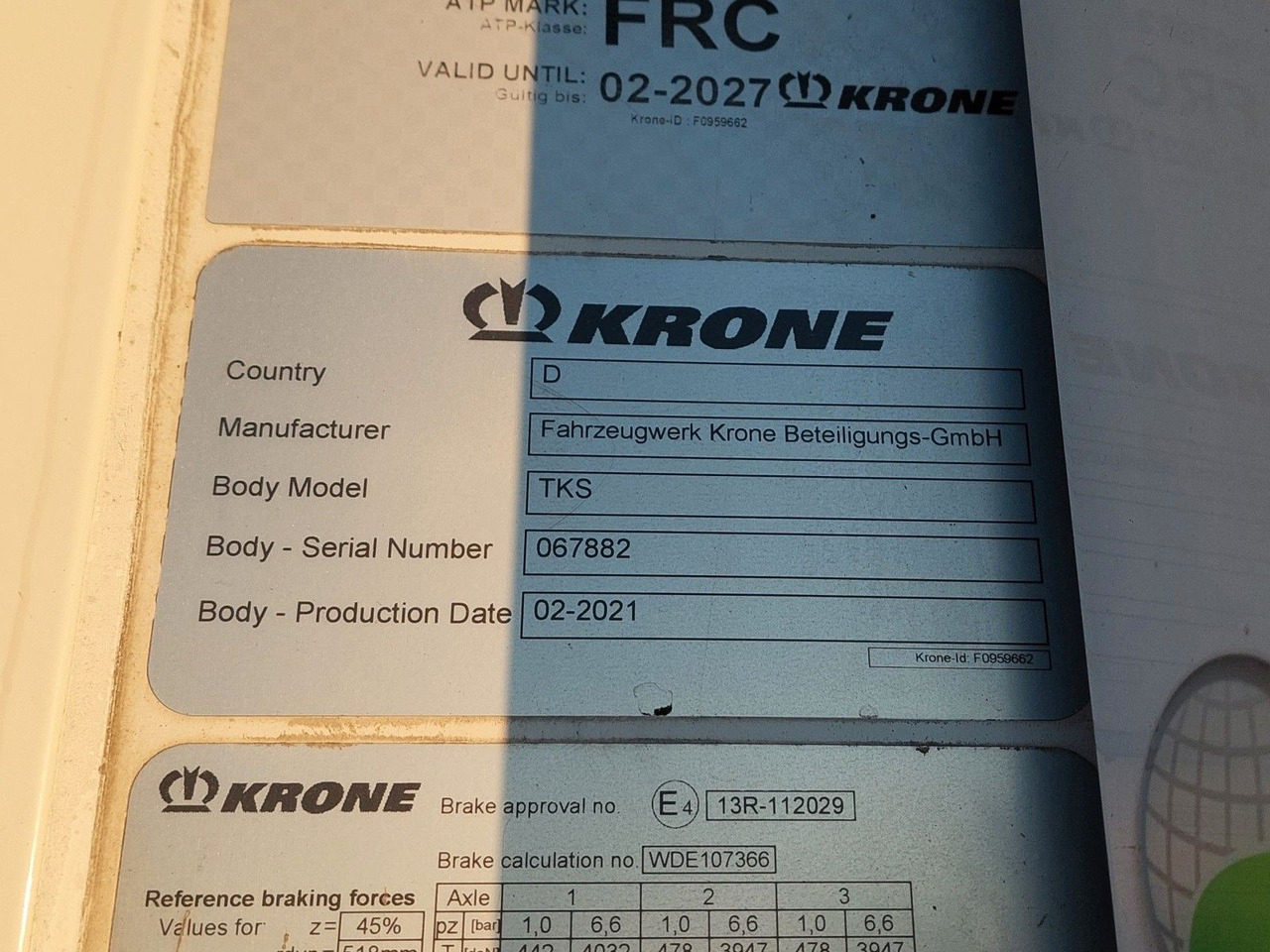 Полуприколка ладилник Krone SD Thermo King SLXi 300: слика 23