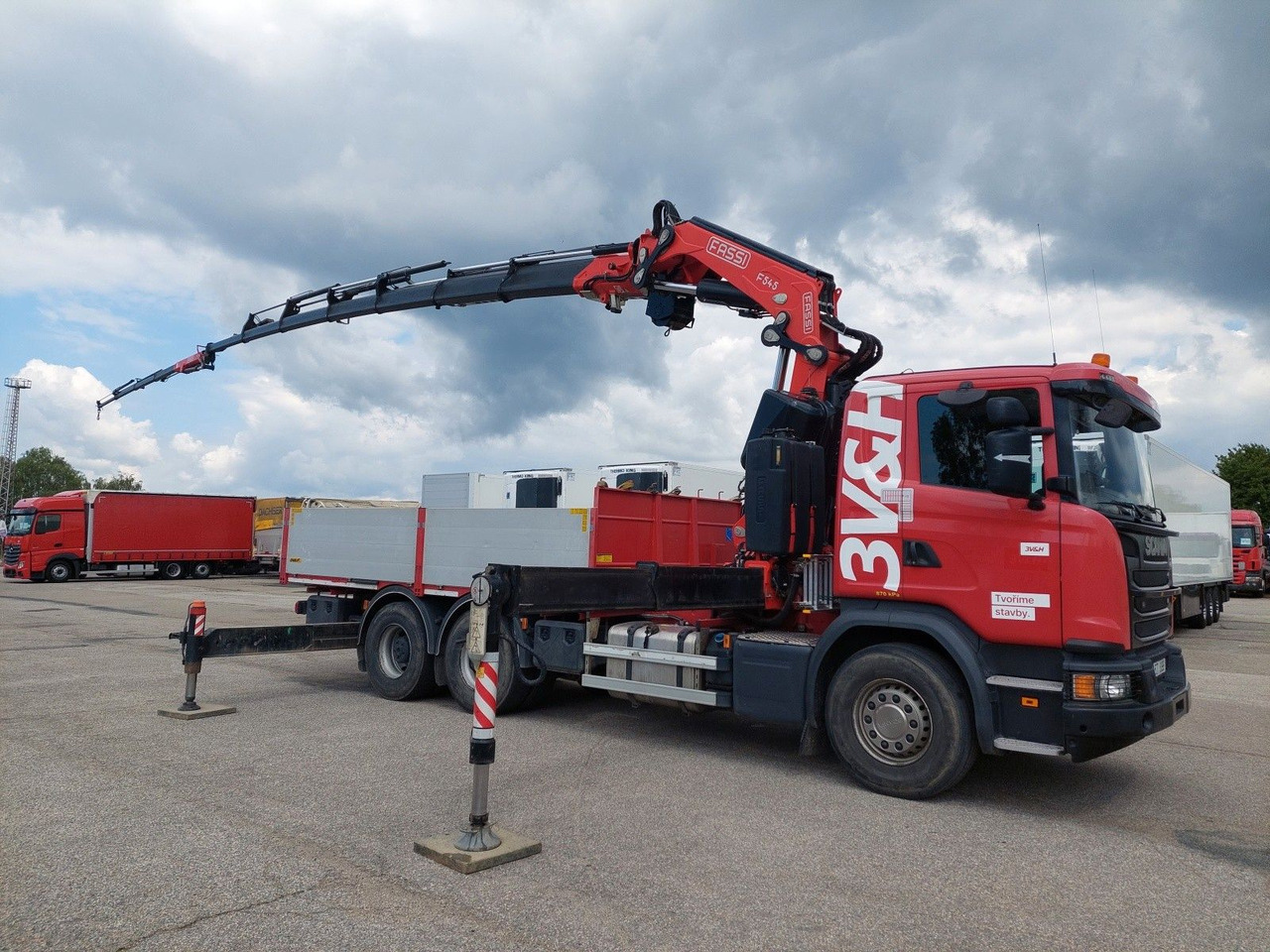 Scania G 410LB 6x4 HNA + Kran Fassi F545RA.2.27 FLY-JIB - Камион со платформа, Камион со кран: слика 2 Scania G 410LB 6x4 HNA + Kran Fassi F545RA.2.27 FLY-JIB - Камион со платформа, Камион со кран: слика 2