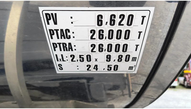 Приколка цистерна за транспорт на млеко ETA 17500 L INSULATED INOX TANK - 1 COMP: слика 6