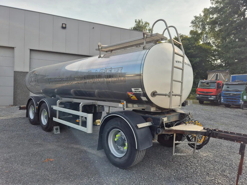 Приколка цистерна за транспорт на млеко ETA INSULATED INOX TANK 16500L - 1 COMP: слика 7