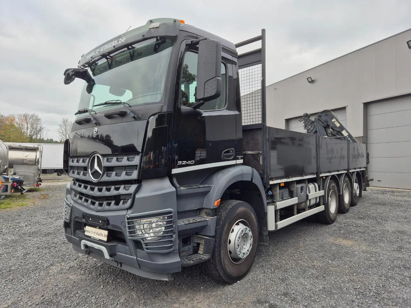 Mercedes-Benz Arocs 3240 8X4 - HIAB 166E-5 HIPRO WITH REMOTE CONTROL - ROTATOR - Камион со платформа, Камион со кран: слика 1 Mercedes-Benz Arocs 3240 8X4 - HIAB 166E-5 HIPRO WITH REMOTE CONTROL - ROTATOR - Камион со платформа, Камион со кран: слика 1