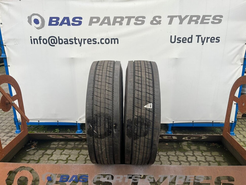 Bridgestone Bridgestone 315/80R22.5 DURAVIS R-STEER002 156/150 M+S 3PMSF gebruikte set - Гума за Камион: слика 1 Bridgestone Bridgestone 315/80R22.5 DURAVIS R-STEER002 156/150 M+S 3PMSF gebruikte set - Гума за Камион: слика 1