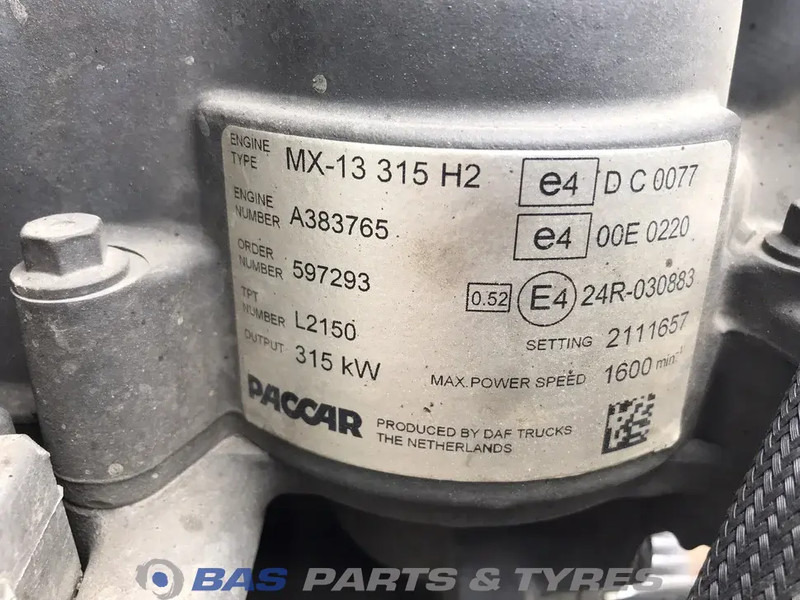DAF CF Euro 6 Motor DAF MX13 315 H2 2148415 - Мотор за Камион: слика 5 DAF CF Euro 6 Motor DAF MX13 315 H2 2148415 - Мотор за Камион: слика 5