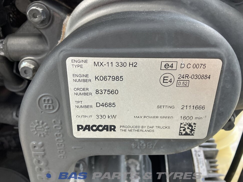 DAF XF106 Motor DAF MX11 330 H2 0452052R - Мотор за Камион: слика 5 DAF XF106 Motor DAF MX11 330 H2 0452052R - Мотор за Камион: слика 5