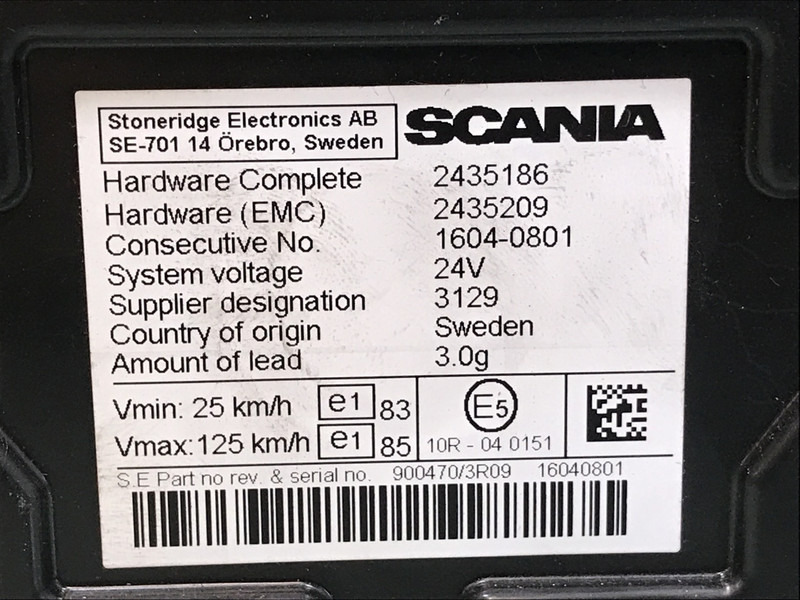 Scania R-Serie - Контролна табла за Камион: слика 3 Scania R-Serie - Контролна табла за Камион: слика 3