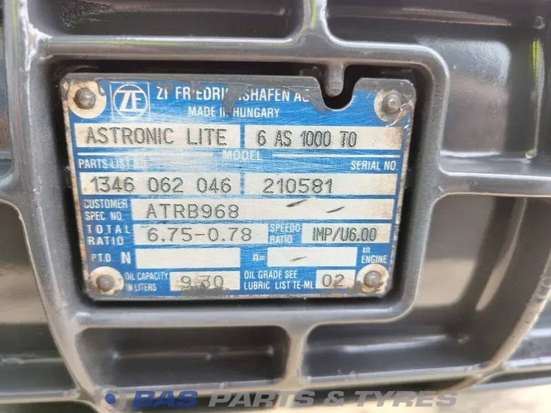 ZF DAF 6AS1000 TO Versnellingsbak 6AS1000 TO - Менувач за Камион: слика 5 ZF DAF 6AS1000 TO Versnellingsbak 6AS1000 TO - Менувач за Камион: слика 5