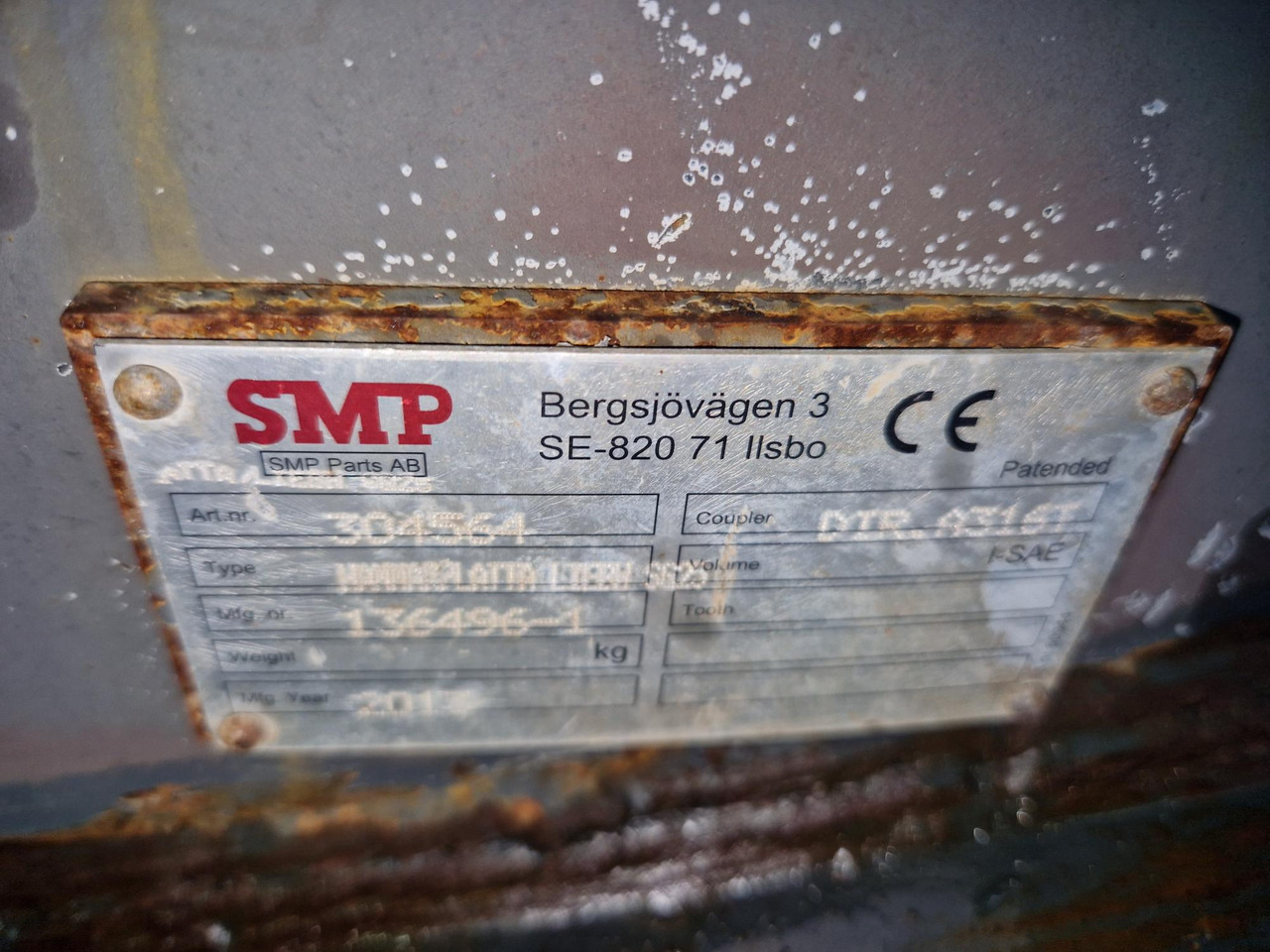 ENGANCHE RAPIDO HIDRAULICO SMT - Брза спојка за Градежна машина: слика 2 ENGANCHE RAPIDO HIDRAULICO SMT - Брза спојка за Градежна машина: слика 2